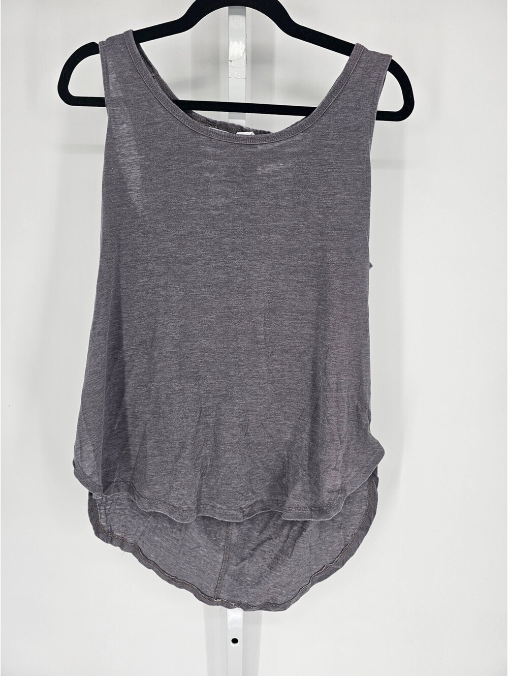 Sage Collective Womens Sz L Athletic Tank Top Gray Loose Fit
